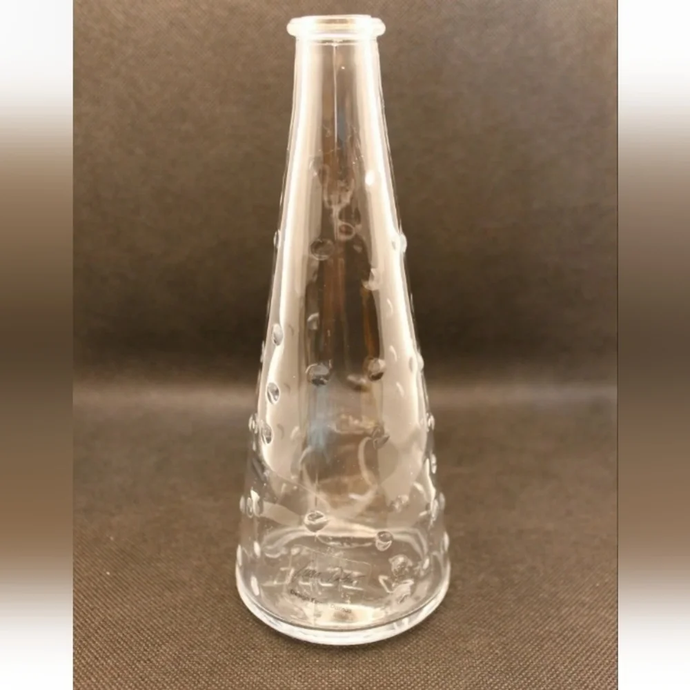 Ikea Emma Dafnas Clear Glass Vase Hobnail Pattern Poland 16795 7.25